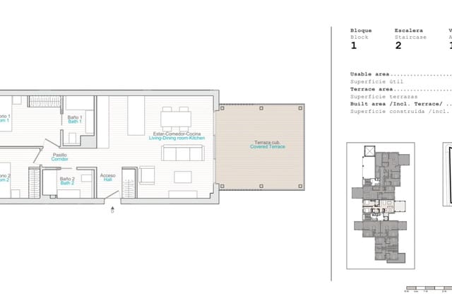 2 bedroom Penthouse for sale in El Vergel / Verger with pool - € 366,000 (Ref: 9374504)