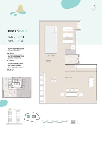 Ático de 3 habitaciones en Calpe / Calp en venta con piscina - 1.650.000 € (Ref: 9374511)
