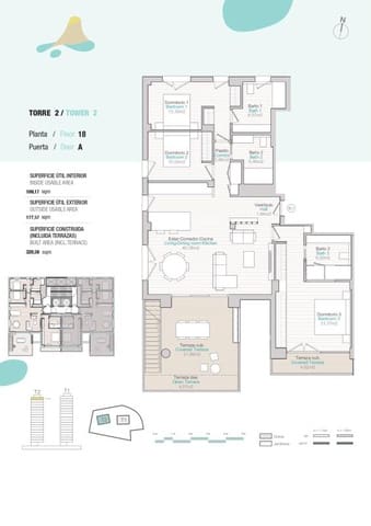 Apartamento de 3 habitaciones en Calpe / Calp en venta con piscina - 1.650.000 € (Ref: 9374511)