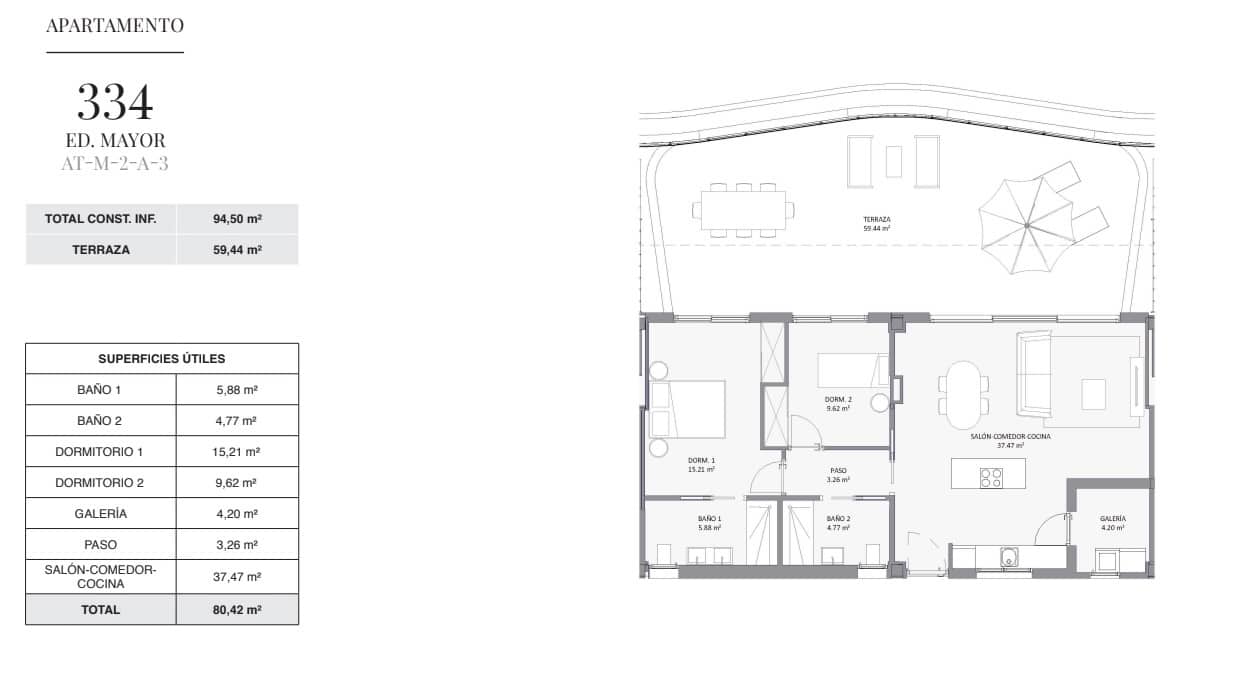 3 quarto Penthouse para venda em Alfaz del Pi / L'Alfas del Pi com piscina - 950 000 € (Ref: 9374518)