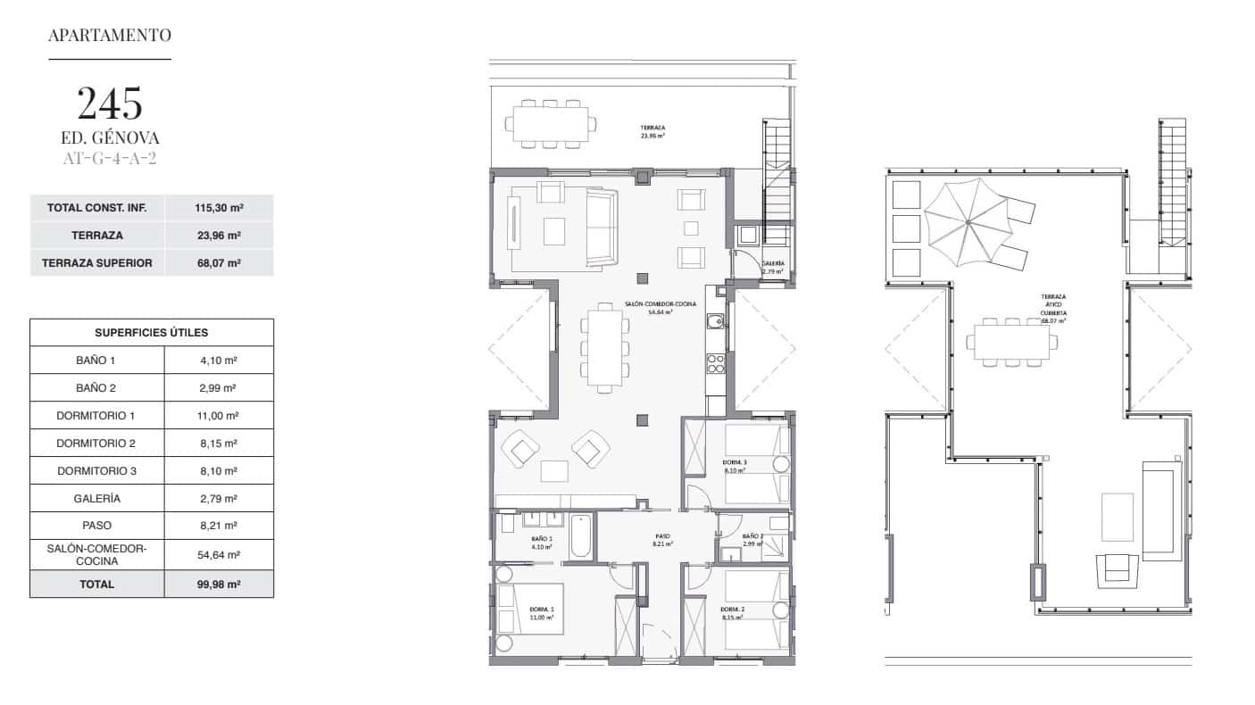 3 bedroom Penthouse for sale in Alfaz del Pi / L'Alfas del Pi with pool - € 950,000 (Ref: 9374518)