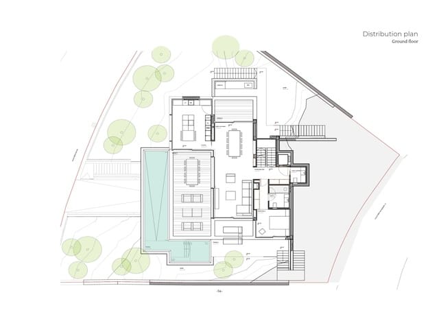 3 sypialnia Willa na sprzedaż w Moraira, Teulada-Moraira z basenem - 6 500 000 € (Ref: 9374534)