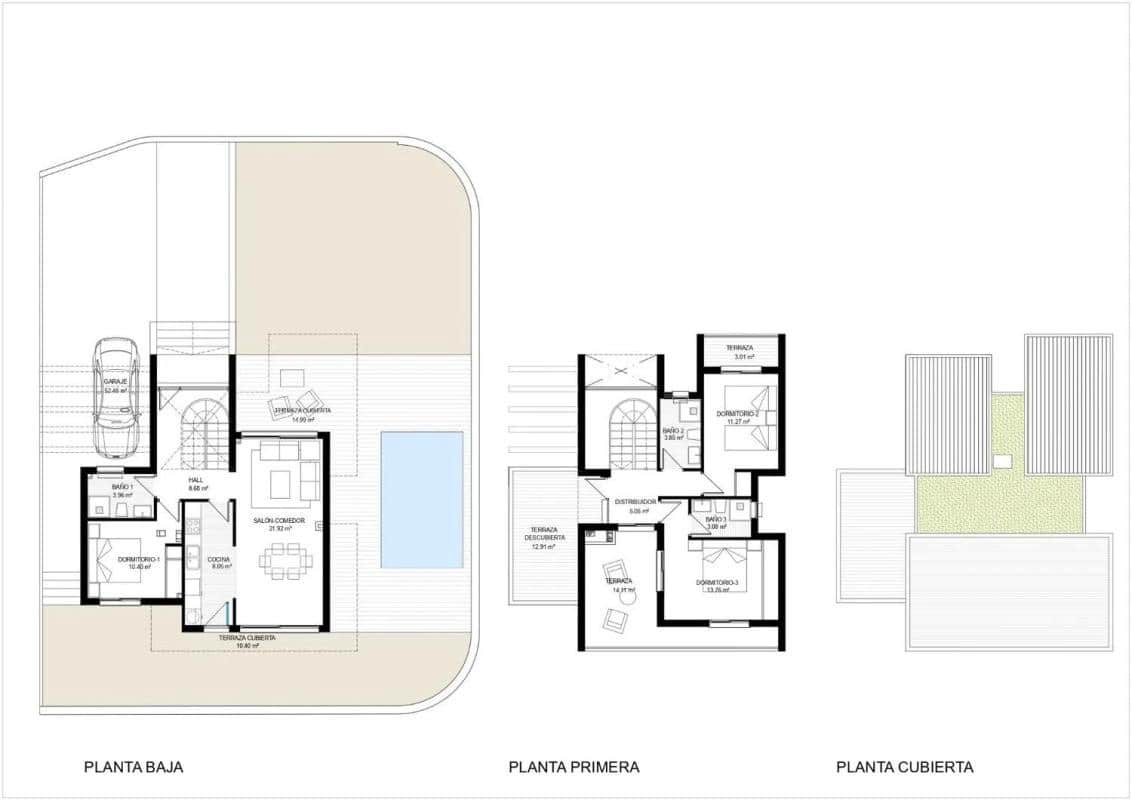3 makuuhuone Huvila myytävänä paikassa La Nucia mukana uima-altaan - 585 000 € (Ref: 9374536)