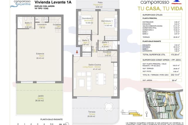 2 chambre Appartement à vendre à Finestrat avec piscine - 550 000 € (Ref: 9374549)