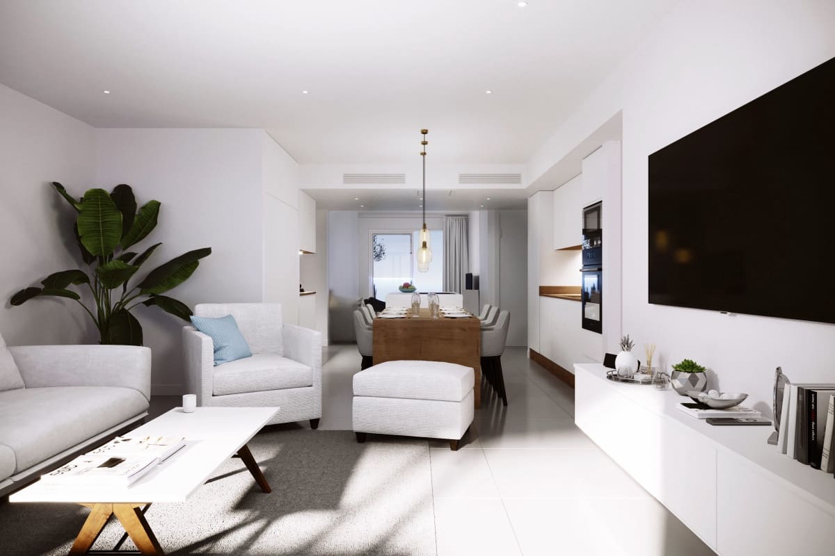 2 sypialnia Apartament na sprzedaż w La Manga del Mar Menor z basenem - 890 000 € (Ref: 9374551)