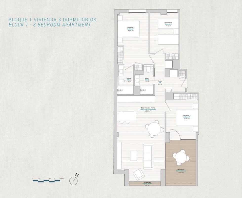 1 bedroom Apartment for sale in La Villajoyosa / Vila Joiosa with pool - € 249,000 (Ref: 9597275)