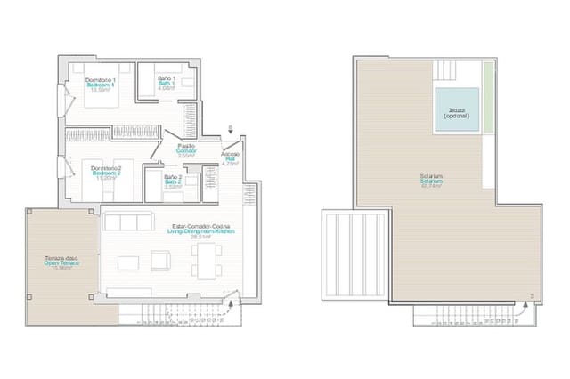 2 camera da letto Appartamento in vendita in El Vergel / Verger con piscina - 338.500 € (Rif: 9713920)