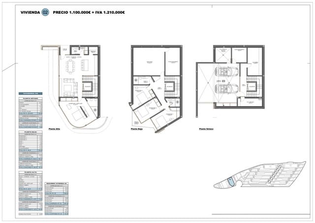 4 camera da letto Appartamento in vendita in Calpe / Calp con piscina - 2.150.000 € (Rif: 9713927)