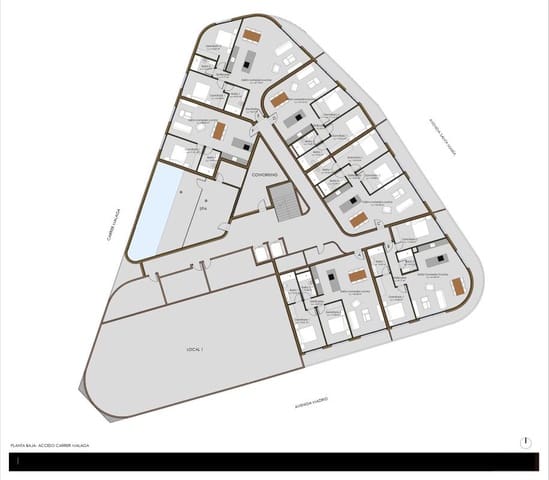1 soverom Leilighet til salgs i Calpe / Calp med svømmebasseng - € 438 891 (Ref: 9713930)