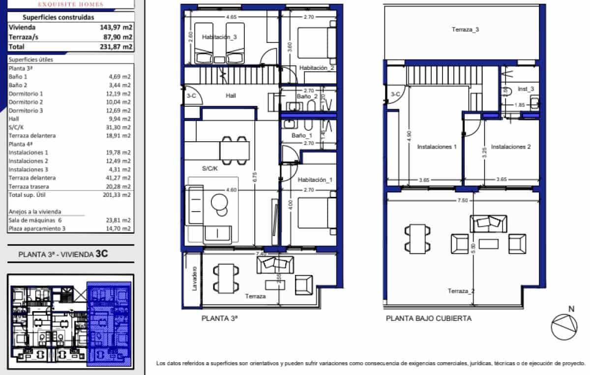 3 sovrum Lägenhet till salu i La Villajoyosa / Vila Joiosa med pool - 345 000 € (Ref: 9713965)