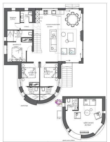 4 soveværelse Villa til salg i Portichol - Balcón al Mar, Javea / Xàbia med swimmingpool garage - € 1.495.000 (Ref: 10015862)