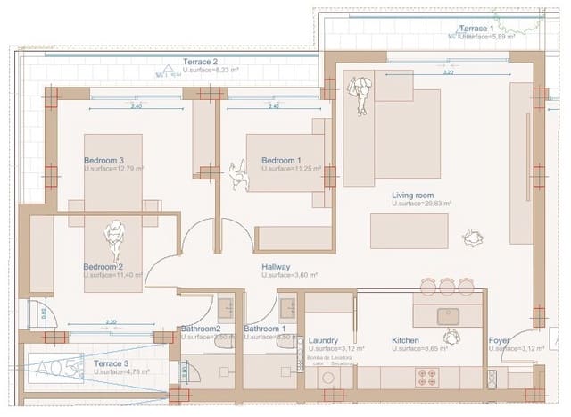 3 bedroom Apartment for sale in Javea / Xàbia with pool - € 428,000 (Ref: 9485415)