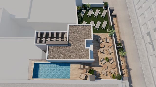 Lägenhet till salu i Centro, Torrevieja med pool - 129 500 € (Ref: 9558597)