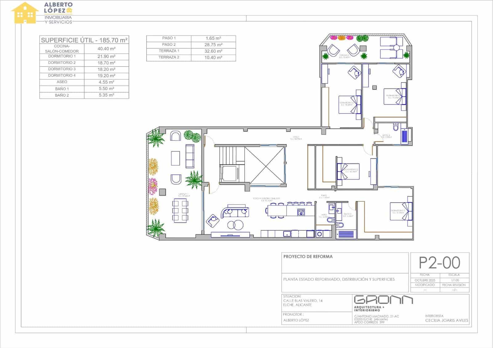 5 sypialnia Penthouse na sprzedaż w Elche / Elx - 390 000 € (Ref: 9398591)
