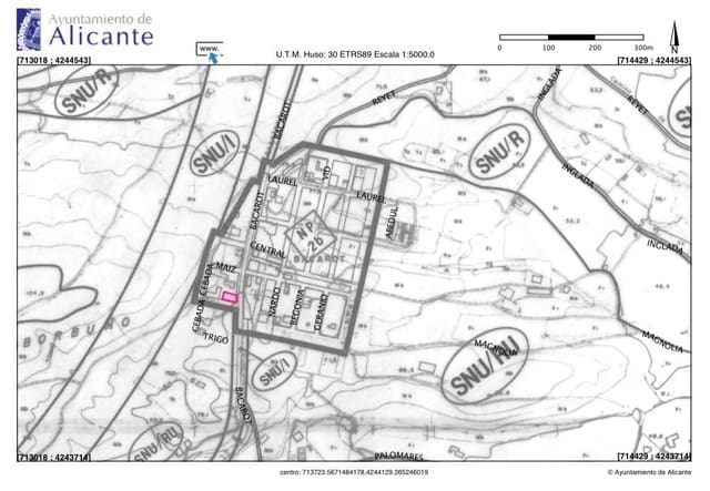 Tomt till salu i Alicante stad - 300 000 € (Ref: 9860208)