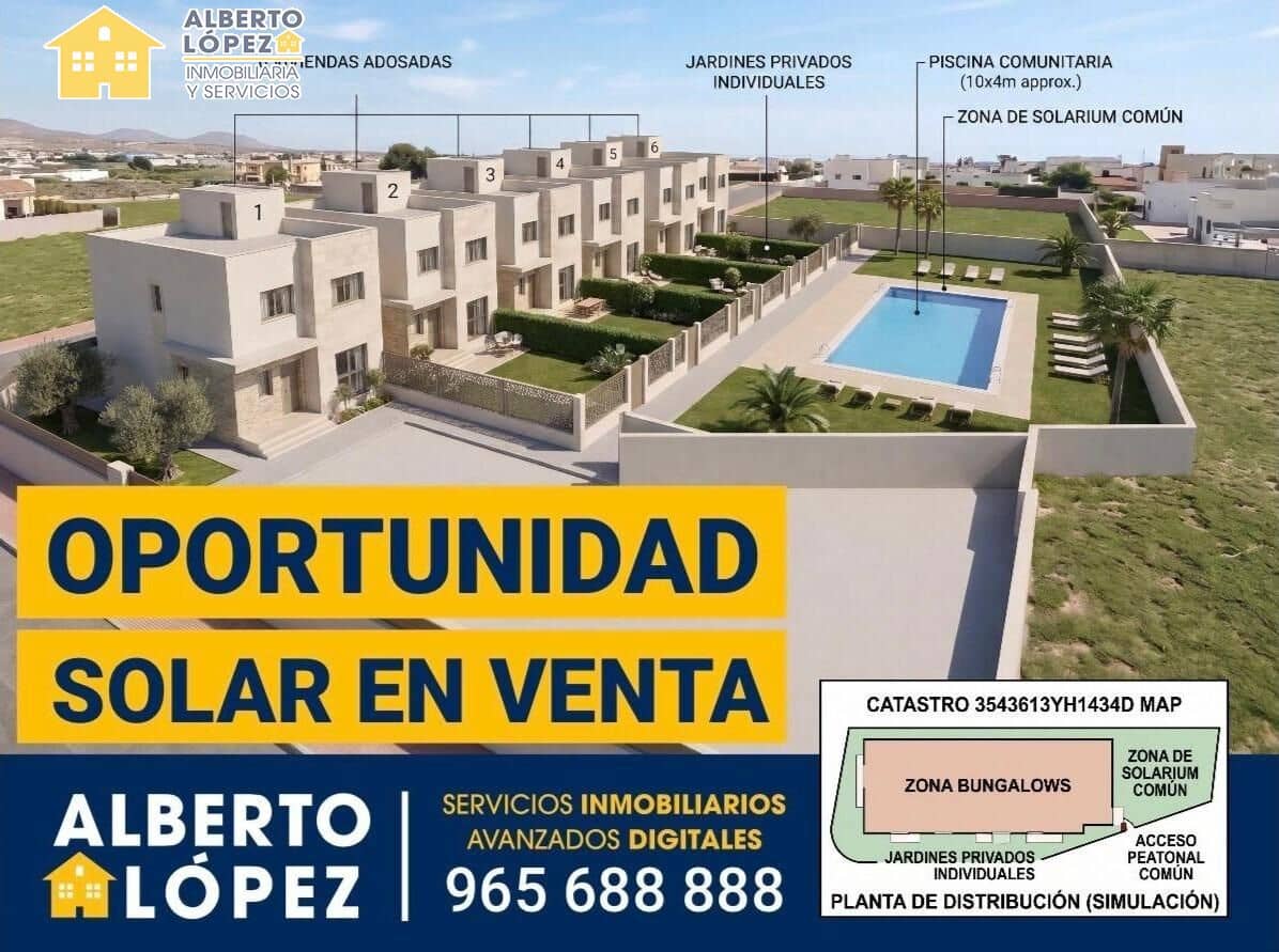 Tomt till salu i Alicante stad - 300 000 € (Ref: 9860208)