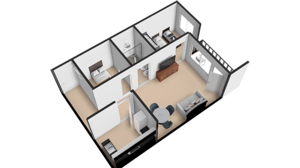 2 Zimmer Wohnung zu verkaufen in Nerja mit Pool - 279.000 € (Ref: 9296683)