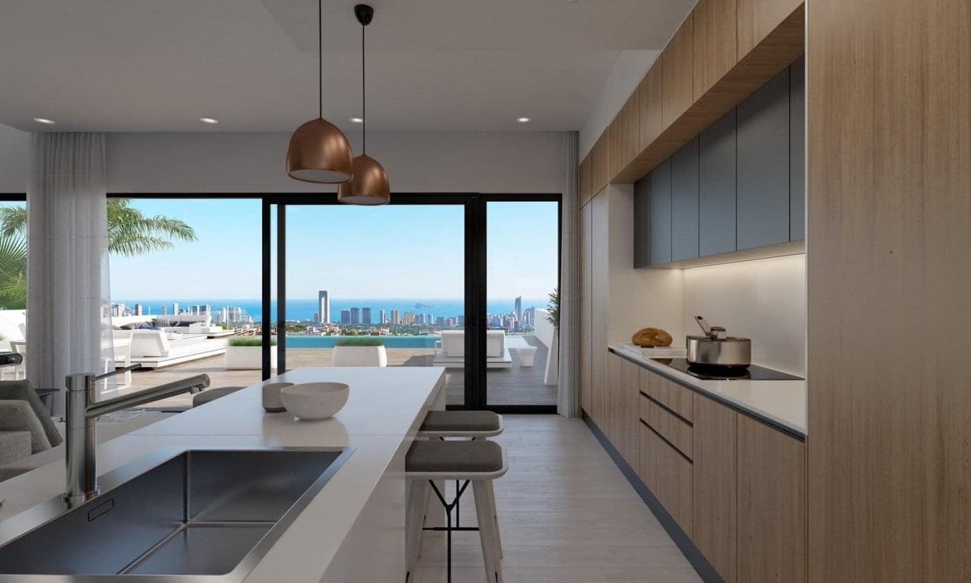 4 makuuhuone Huoneisto myytävänä paikassa Finestrat - 1 350 000 € (Ref: 9676233)