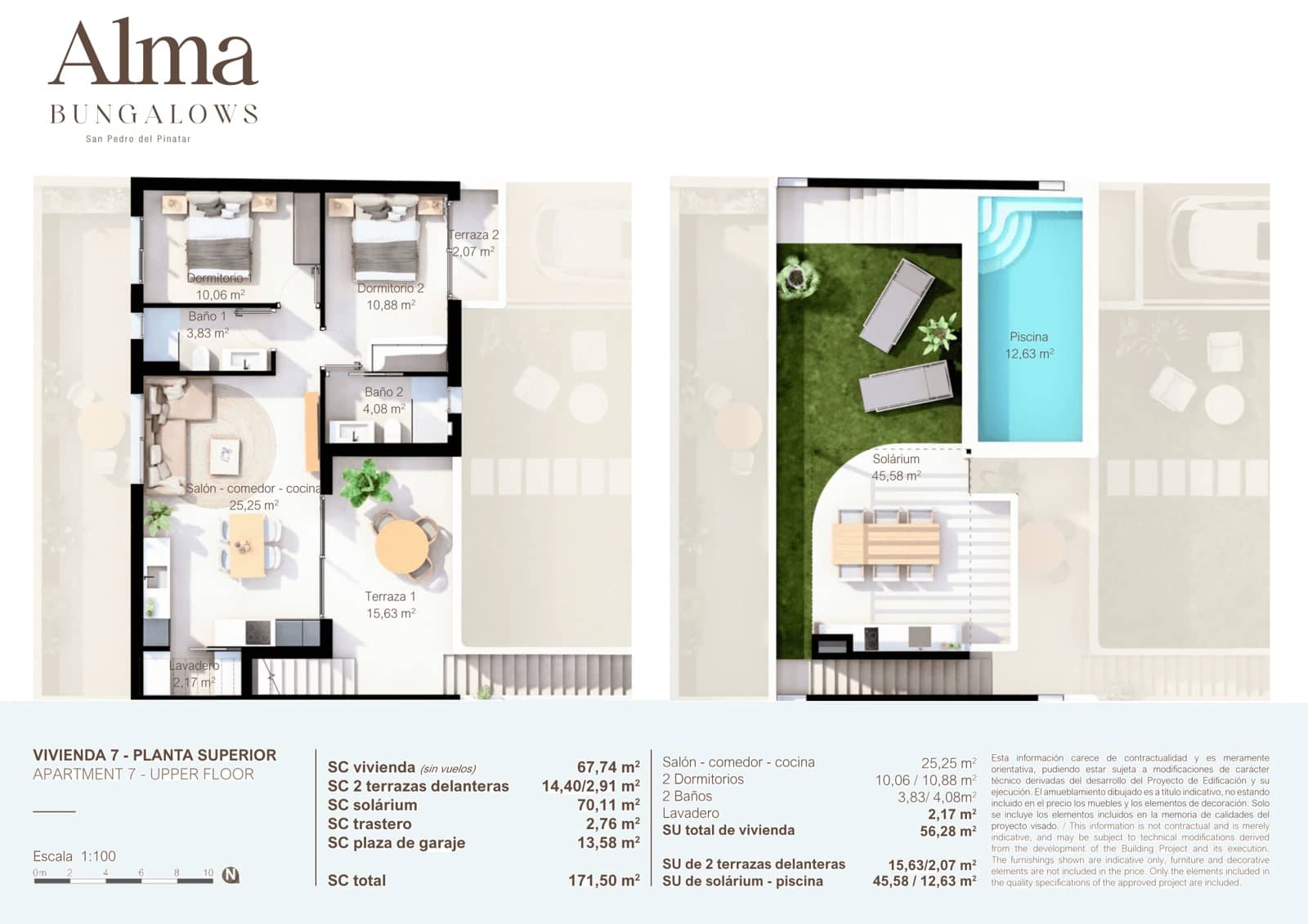 2 Zimmer Bungalow zu verkaufen in Los Cuarteros mit Pool - 295.900 € (Ref: 9676248)