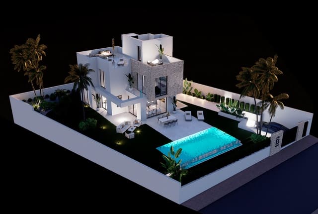 4 makuuhuone Huvila myytävänä paikassa Balcón de Finestrat - Terra Marina, Finestrat mukana uima-altaan - 919 900 € (Ref: 9742933)