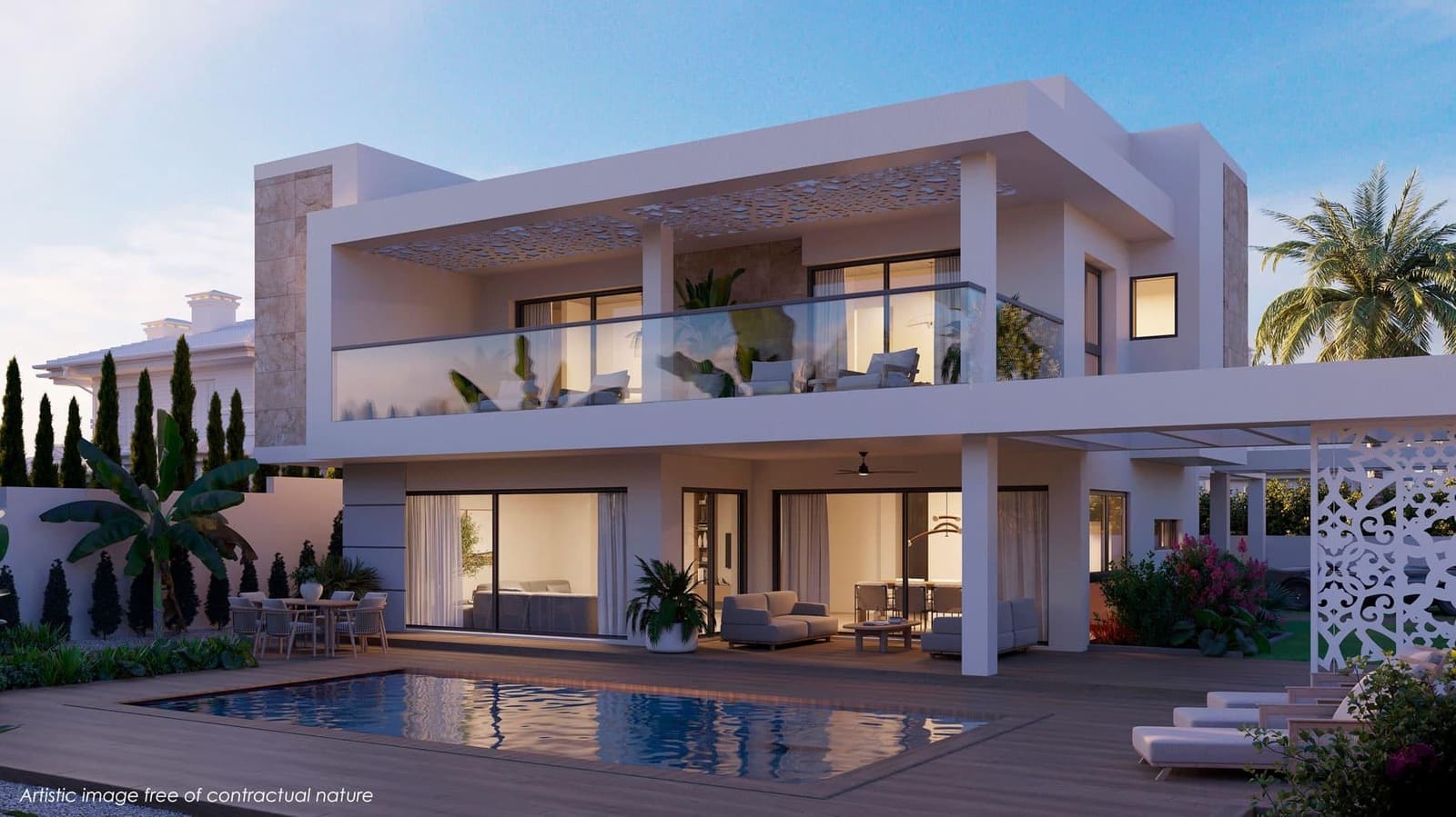 4 sovrum Villa till salu i Ciudad Quesada med pool - 1 034 550 € (Ref: 9946069)