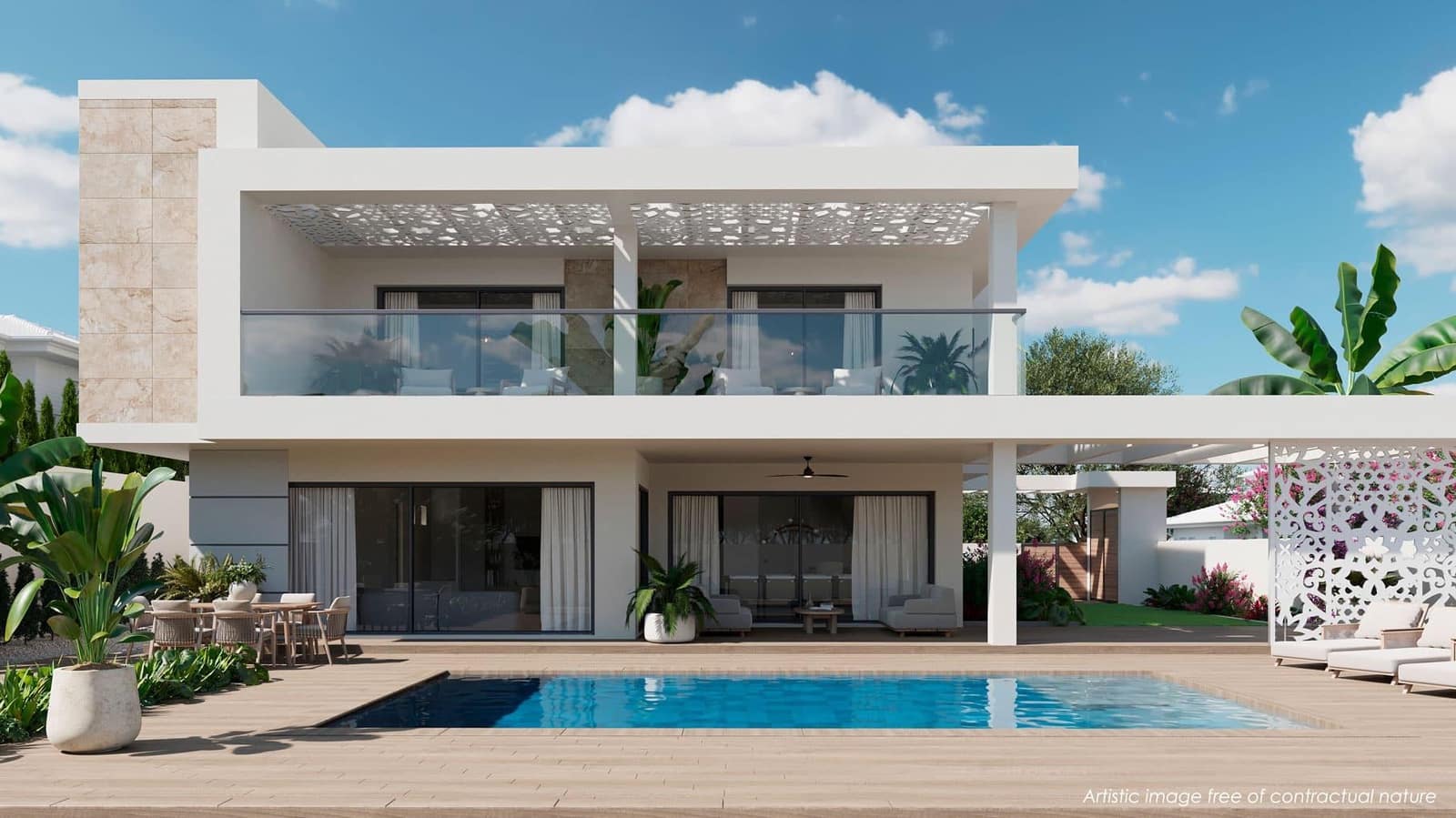 4 sovrum Villa till salu i Ciudad Quesada med pool - 1 034 550 € (Ref: 9946069)