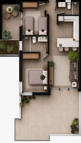 2 soverom Leilighet til salgs i Vera Ciudad, Vera med svømmebasseng garasje - € 298 000 (Ref: 8909962)