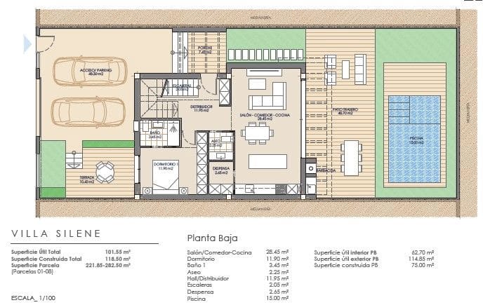 3 bedroom Villa for sale in San Juan de los Terreros - € 380,175 (Ref: 8909974)