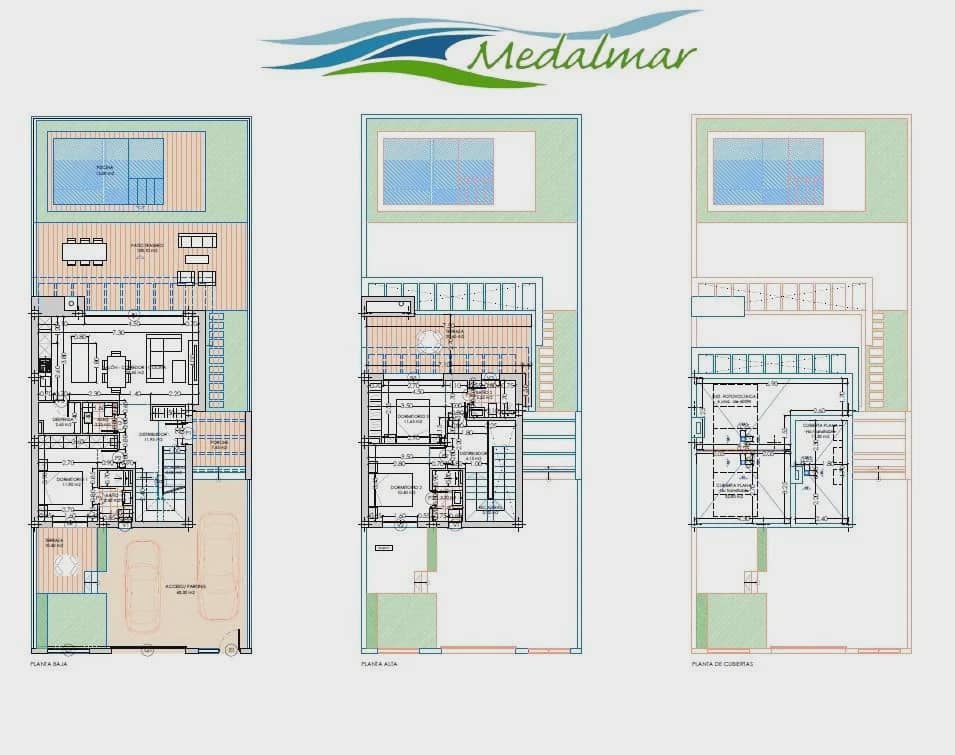 3 quarto Moradia para venda em San Juan de los Terreros com piscina garagem - 393 930 € (Ref: 8909974)