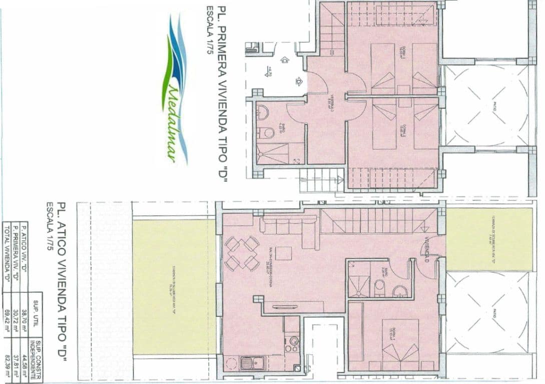 3 soverom Penthouse til salgs i San Juan de los Terreros - € 199 500 (Ref: 8909983)