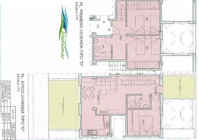 3 soverom Penthouse til salgs i San Juan de los Terreros, Pulpí - € 199 500 (Ref: 8909983)