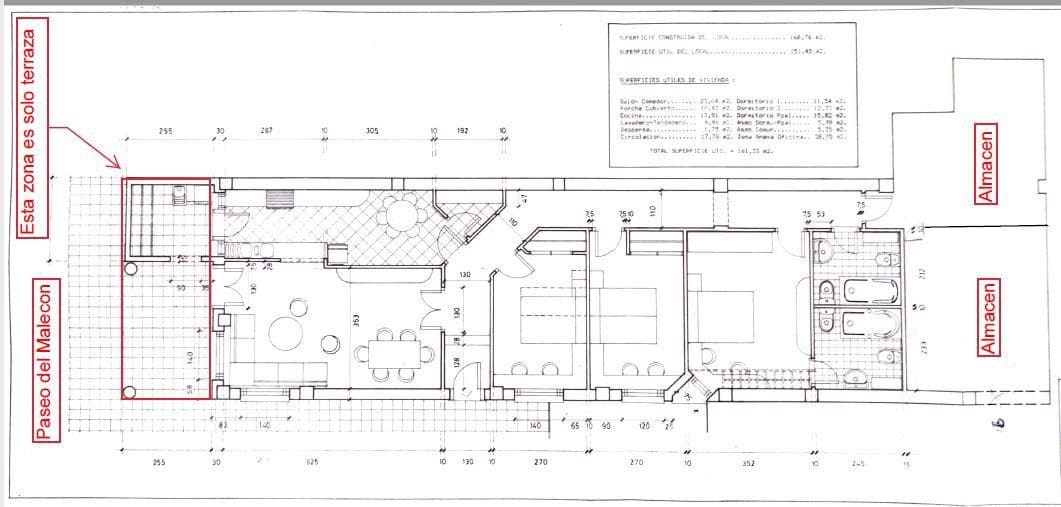 Local Comercial de 6 habitaciones en Garrucha en venta - 250.000 € (Ref: 8909989)
