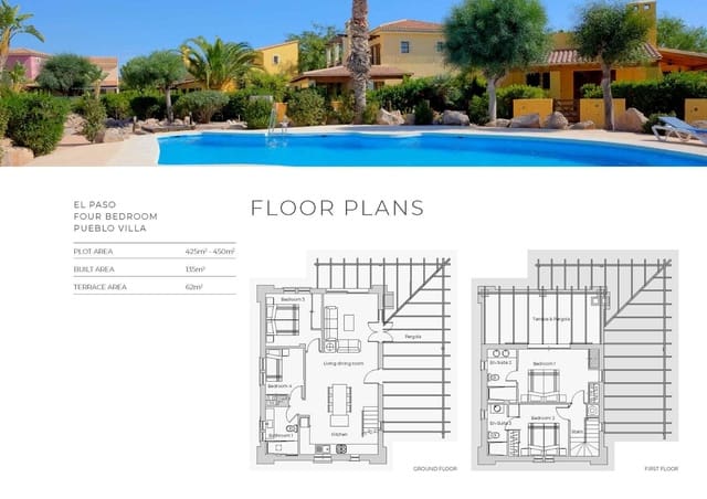 4 sovrum Villa till salu i Cuevas del Almanzora med pool garage - 437 750 € (Ref: 8910010)