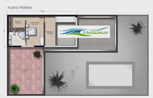 3 chambre Villa/Maison à vendre à Vera Ciudad, Vera avec piscine garage - 535 000 € (Ref: 8910011)
