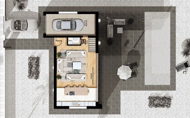 3 soveværelse Villa til salg i Vera med swimmingpool - € 506.000 (Ref: 8910012)