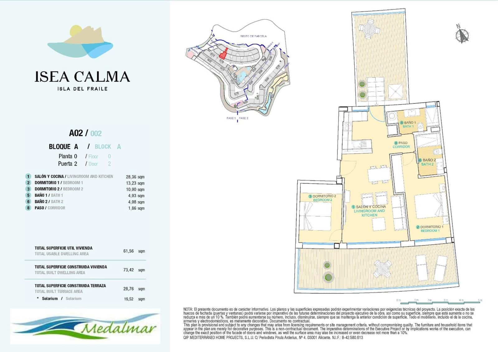 2 bedroom Apartment for sale in Aguilas with pool garage - € 386,500 (Ref: 8989852)