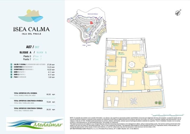 Apartamento de 2 habitaciones en Casco Antiguo, Aguilas en venta con piscina garaje - 356.500 € (Ref: 8989852)