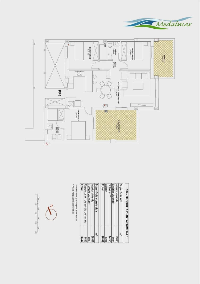 3 bedroom Apartment for sale in Vera with pool garage - € 320,000 (Ref: 9611164)