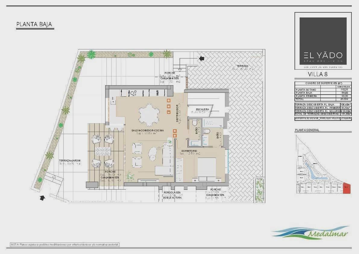 3 bedroom Villa for sale in San Juan de los Terreros with pool garage - € 555,900 (Ref: 9682389)