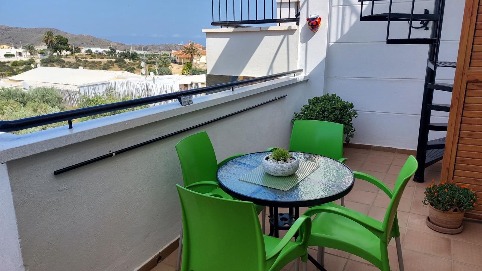 2 sypialnia Penthouse na sprzedaż w Palomares z basenem garażem - 152 500 € (Ref: 9813262)