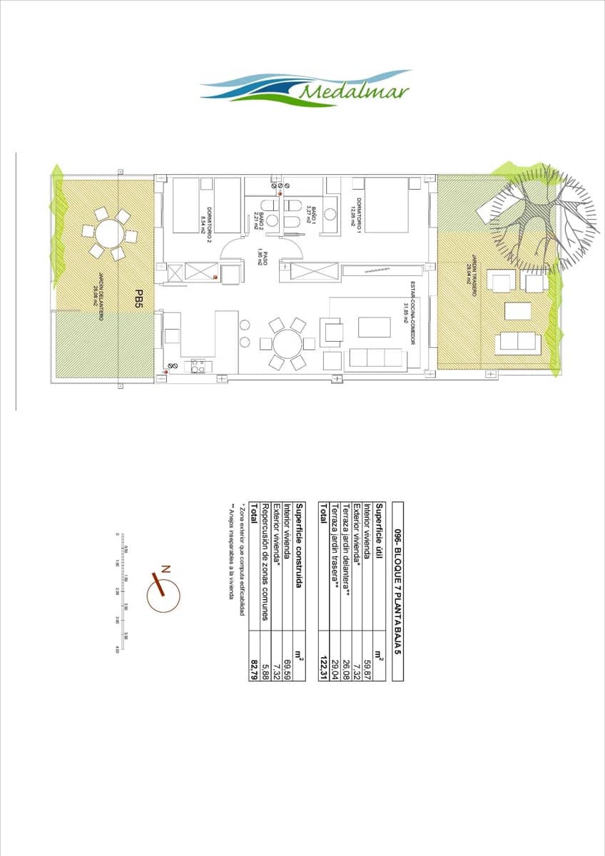 2 sypialnia Apartament na sprzedaż w Vera z basenem - 245 000 € (Ref: 9878227)