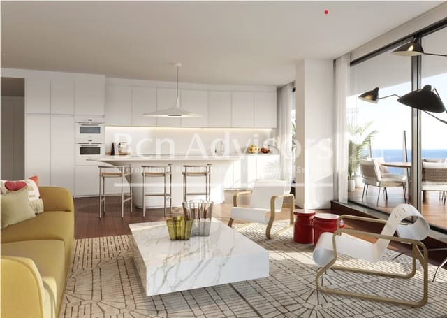 2 quarto Apartamento para venda em El Besòs i El Maresme, Barcelona cidade com piscina garagem - 1 431 000 € (Ref: 10047018)