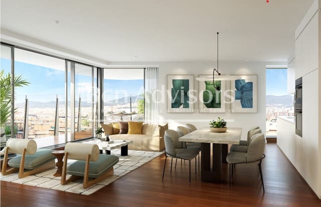 2 quarto Apartamento para venda em El Besòs i El Maresme, Barcelona cidade com piscina garagem - 1 431 000 € (Ref: 10047018)