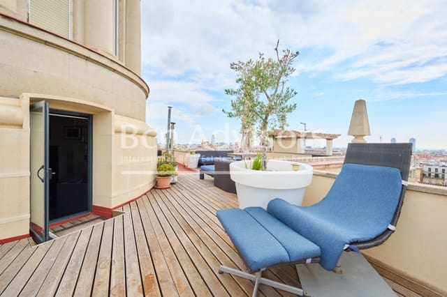5 quarto Penthouse para venda em La Dreta de L'Eixample, Barcelona cidade com piscina - 5 200 000 € (Ref: 9097452)