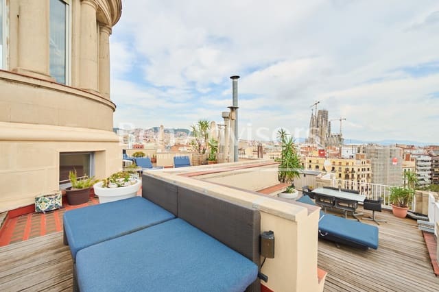 5 quarto Penthouse para venda em La Dreta de L'Eixample, Barcelona cidade com piscina - 5 200 000 € (Ref: 9097452)
