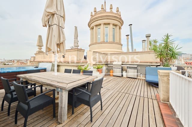 5 quarto Penthouse para venda em La Dreta de L'Eixample, Barcelona cidade com piscina - 5 200 000 € (Ref: 9097452)