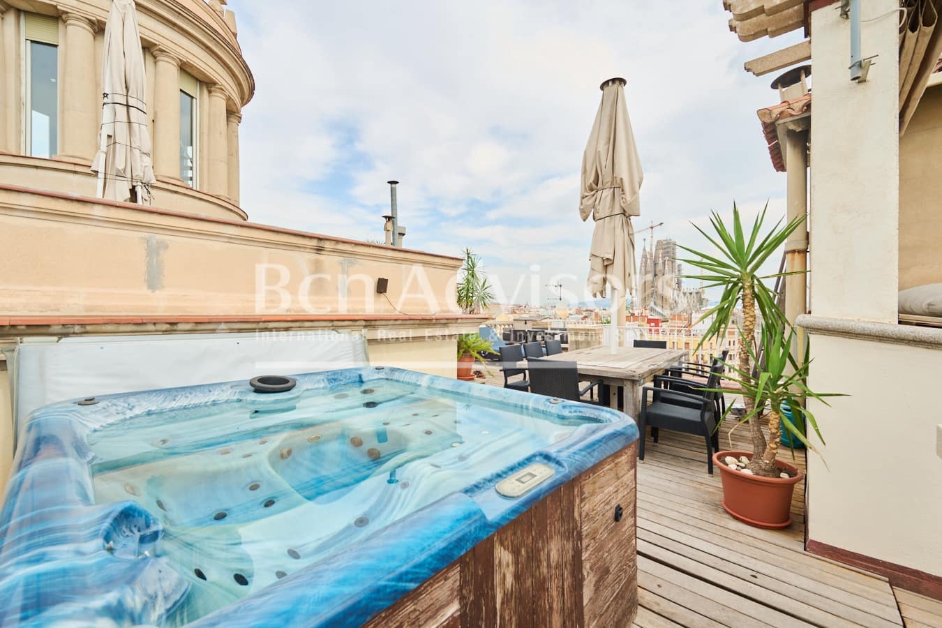 5 soveværelse Penthouse til salg i Barcelona by med swimmingpool - € 5.200.000 (Ref: 9097452)