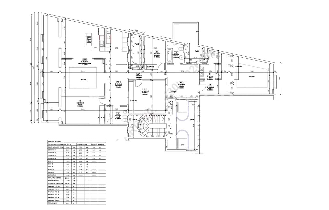 4 soverom Leilighet til salgs i Barcelona by - € 1 460 000 (Ref: 9097467)