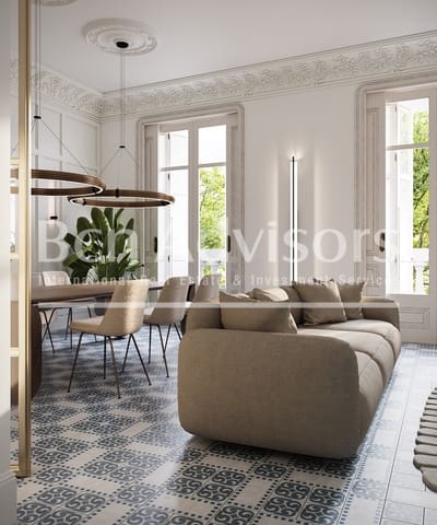 3 soverom Leilighet til salgs i La Dreta de L'Eixample, Barcelona by - € 3 500 000 (Ref: 9097469)