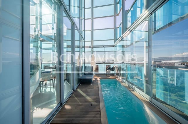 2 quarto Penthouse para venda em Diagonal Mar i El Front Marítim del Poblenou, Barcelona cidade com piscina - 1 850 000 € (Ref: 9097473)